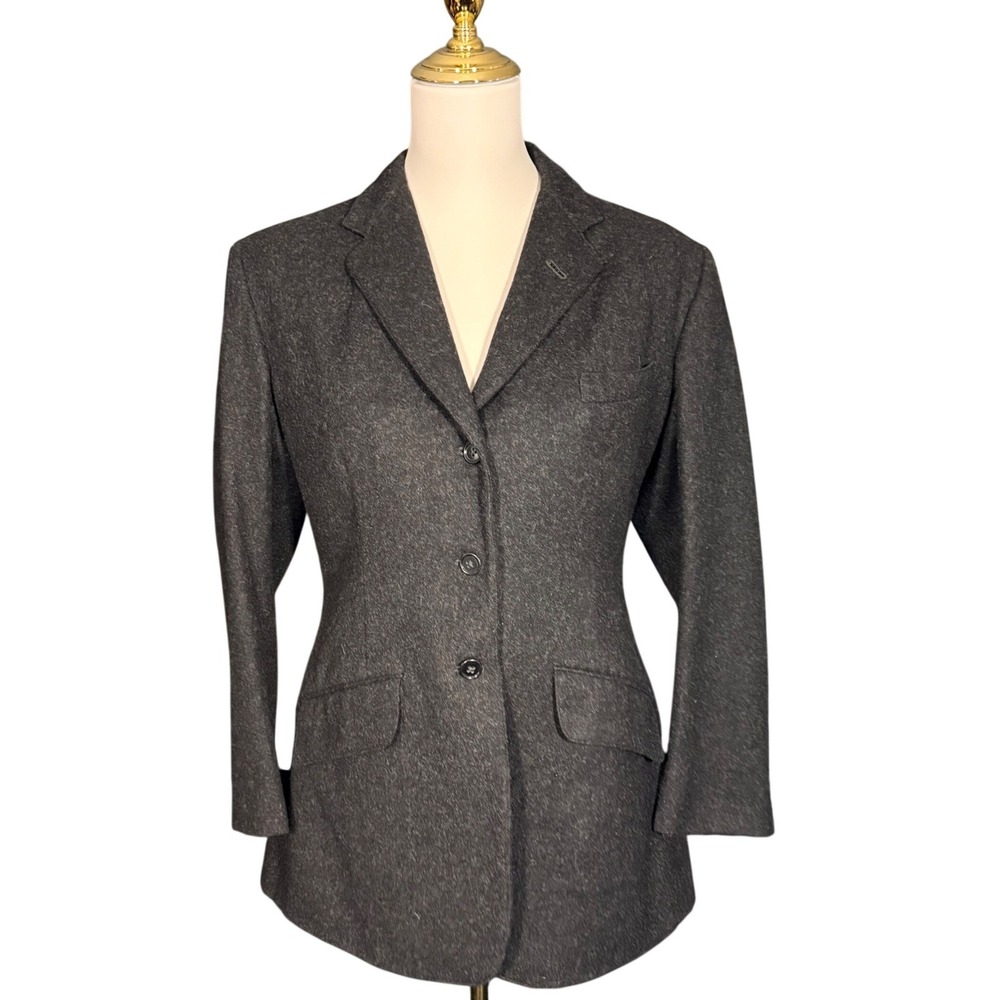 Saks Fifth Avenue Brittany Riding‎ Apparel NY Equestrian Blazer Tailored Vintage
